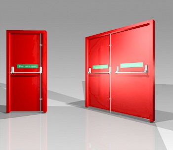 Orçamento para portas de segurança